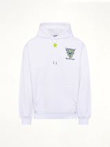 Tennis Club Icon Hoodie in Off White