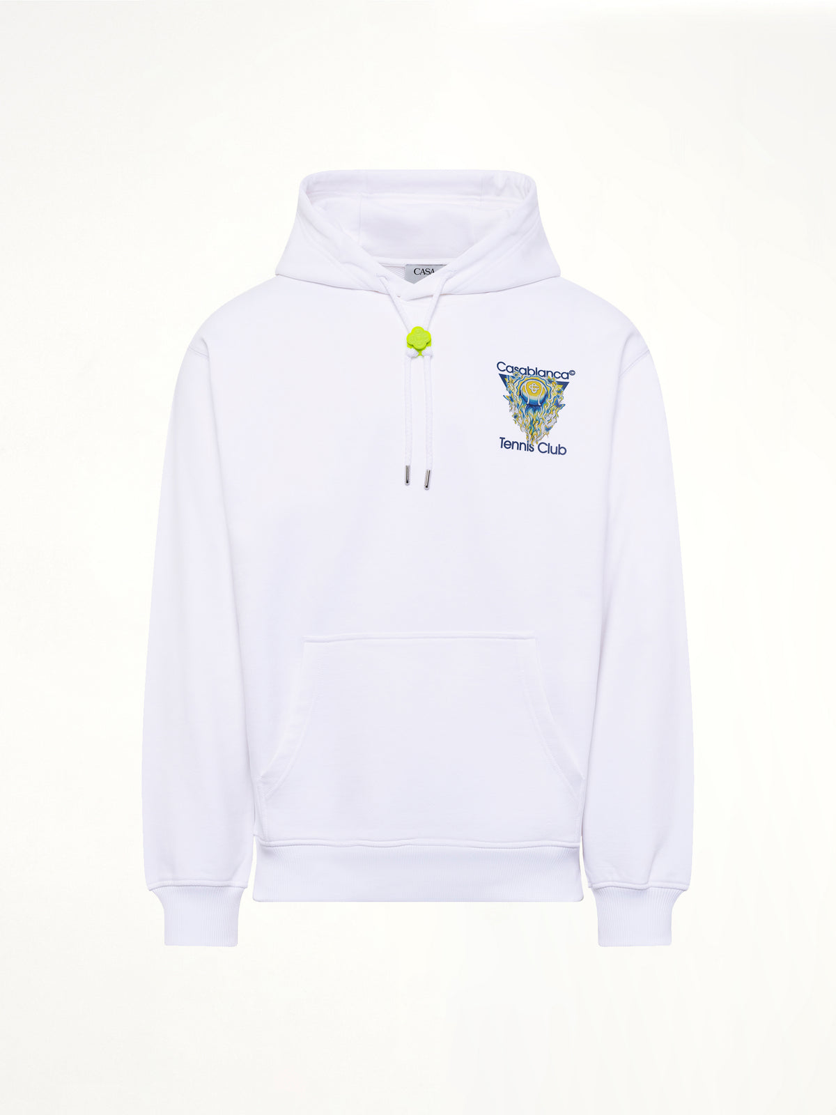 Tennis Club Icon Hoodie in Off White