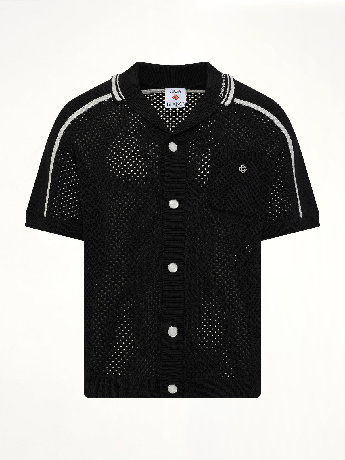 Casablanca Mesh Shirt in Black