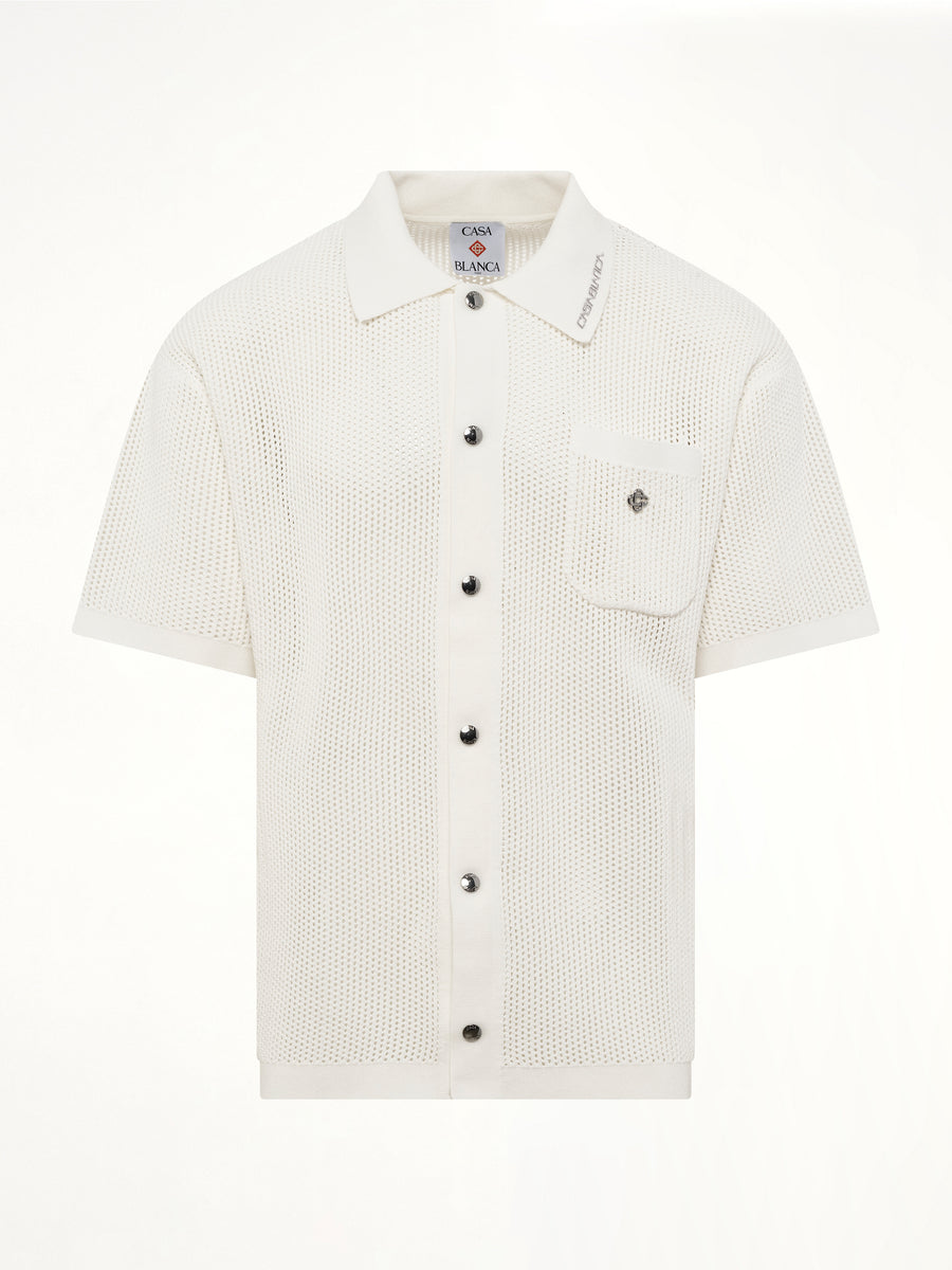 Mesh Shirt in White
