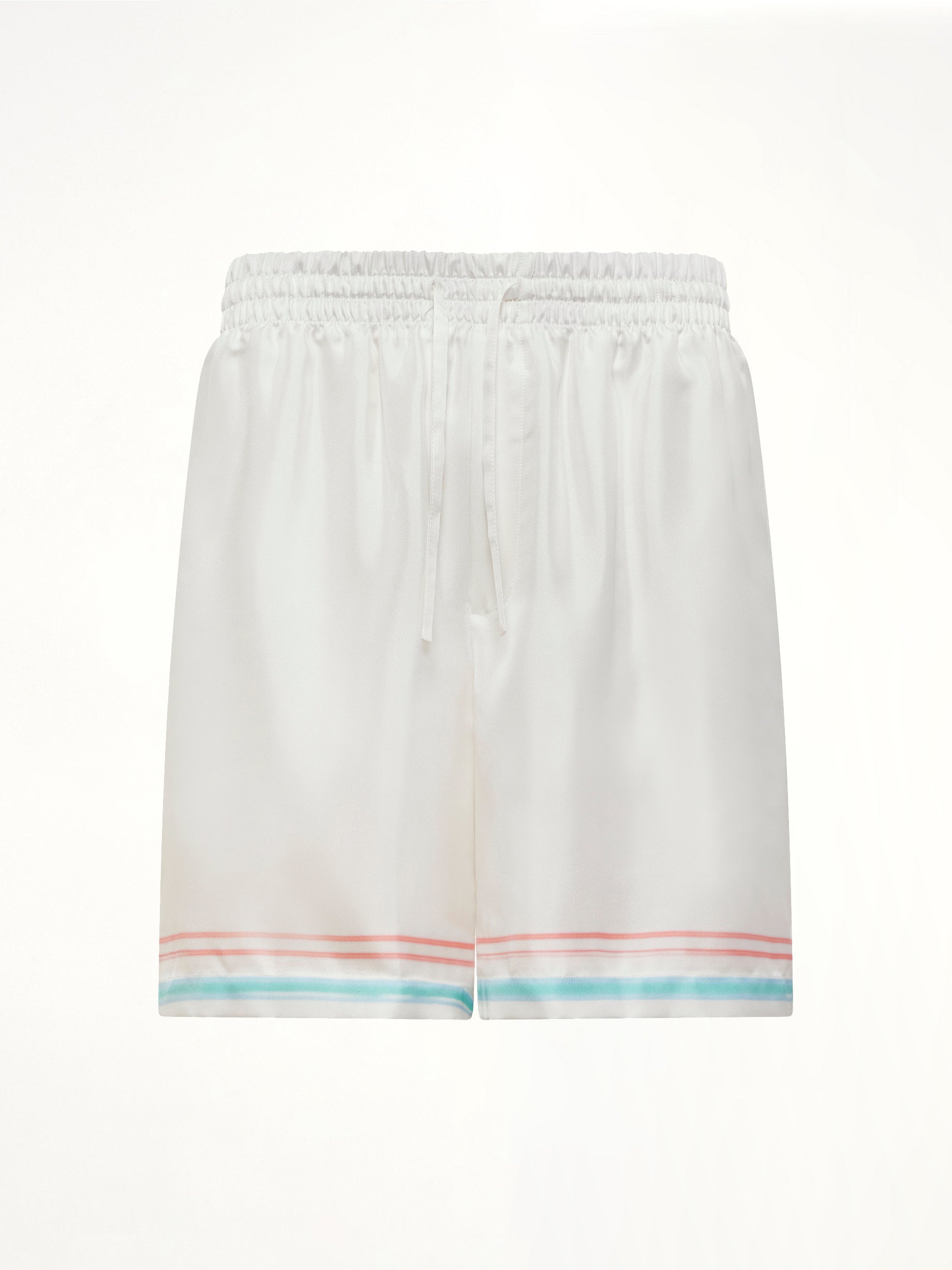 Dance Joy Silk Shorts in White