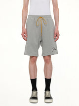 Classique Sweatshort in Heather Grey/Black