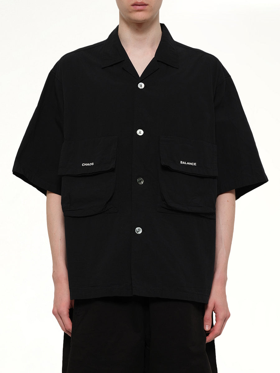 Chaos Balance Pocket Shirt in Black