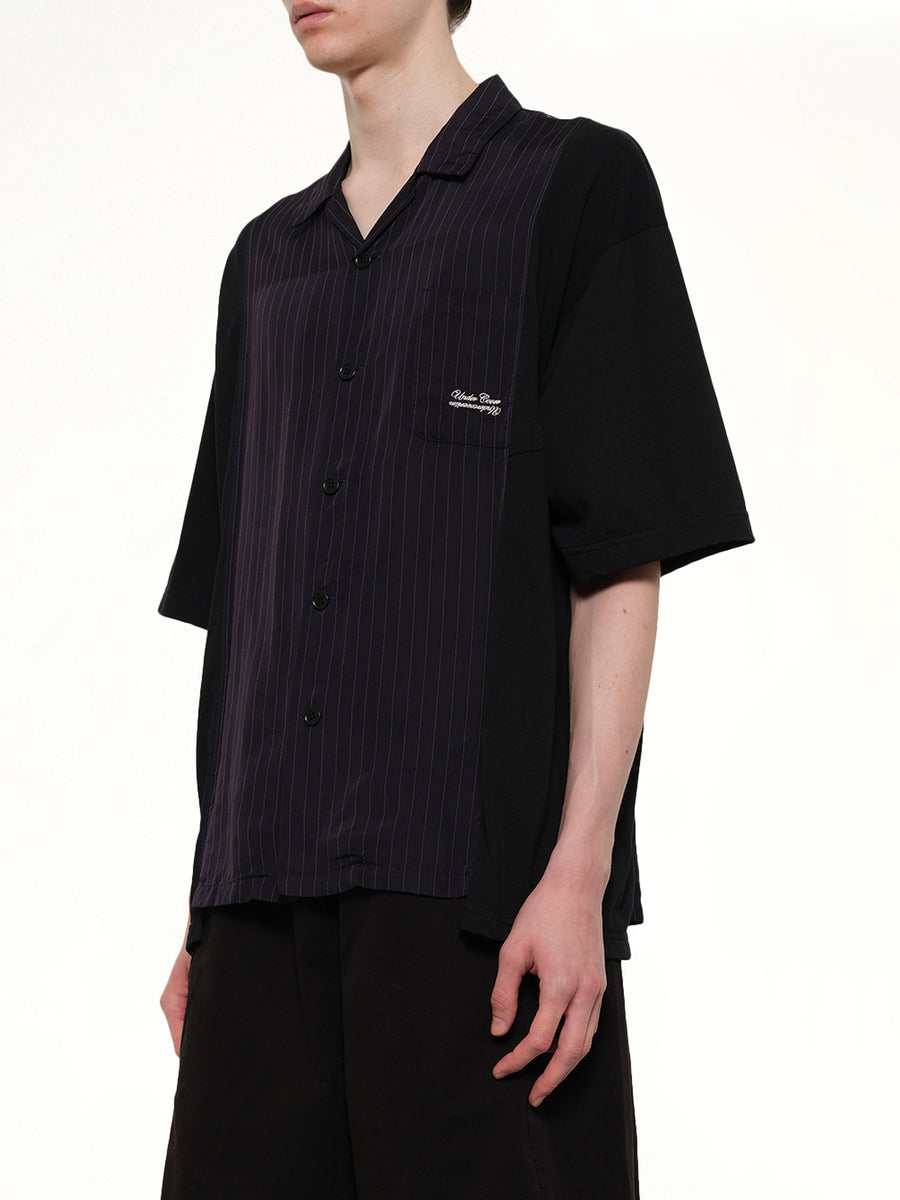 Combo SS Shirt in Navy Stripe
