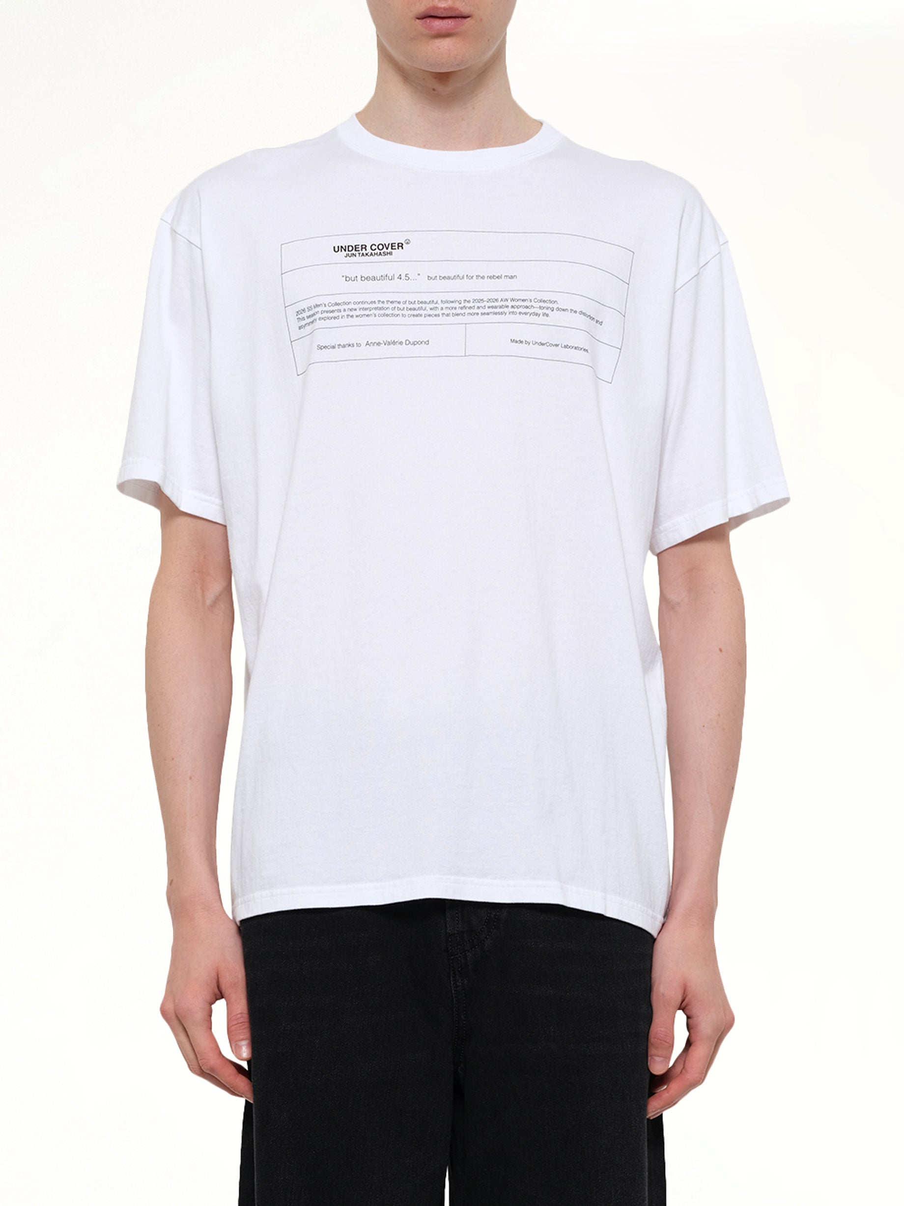 "But Beautiful" T-Shirt in White