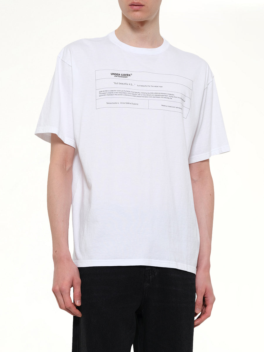 "But Beautiful" T-Shirt in White