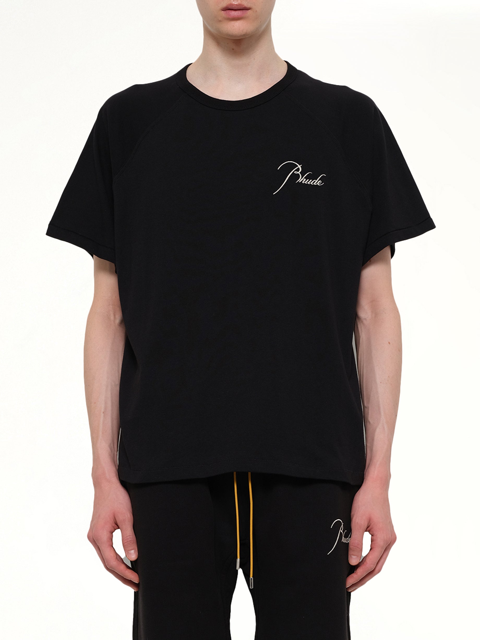 Classique Raglan T-Shirt in Black/White