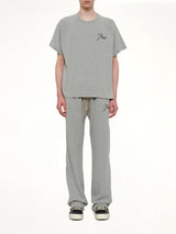 Classique Raglan T-Shirt in Heather Grey/Black