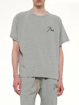 Classique Raglan T-Shirt in Heather Grey/Black