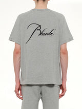 Classique Raglan T-Shirt in Heather Grey/Black