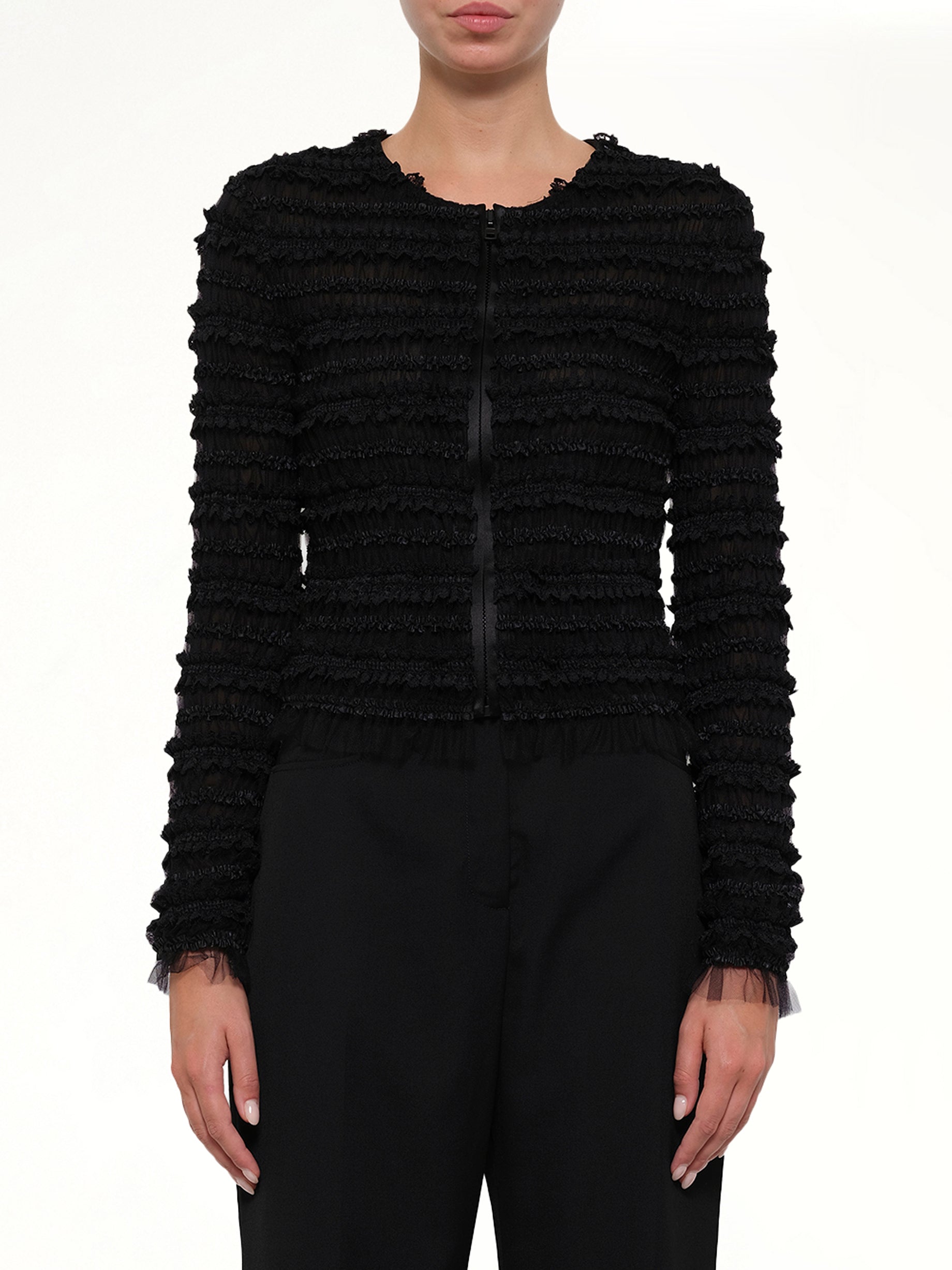 Silk Jacket in Black