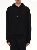 Ami De Coeur Hoodie in Black/Red