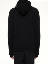 Ami De Coeur Zip Hoodie in Black/Red