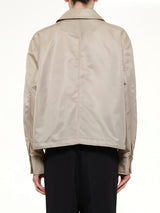 Ami De Coeur Coach Jacket in Beige Taupe