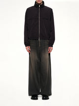Windbreaker with Embossed ADC in Black
