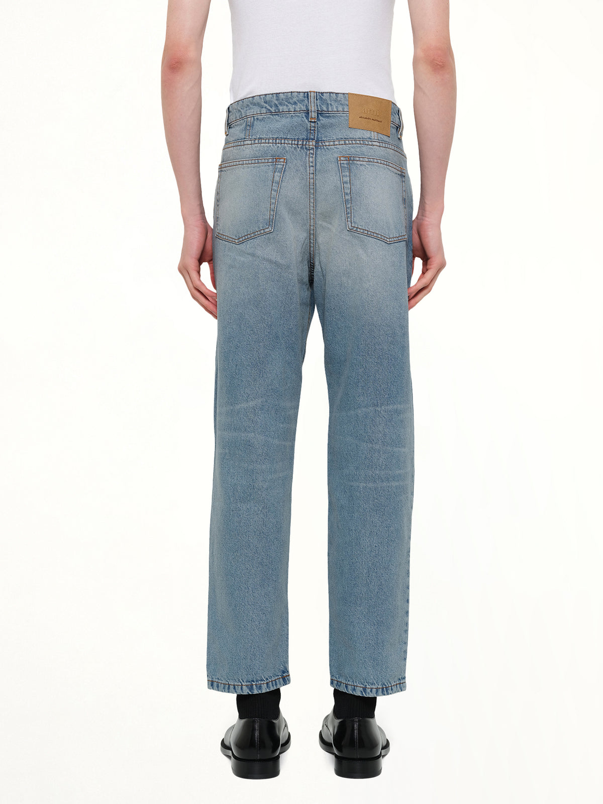 Tapered Fit Jeans in Blue