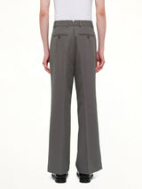 Low Waist Wide Trouser in Carbon
