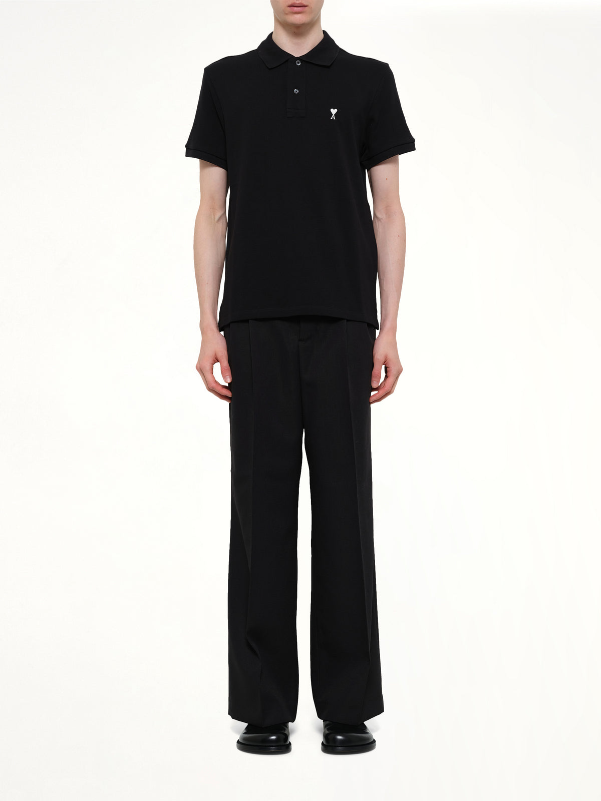 Contrasted ADC Polo in Black