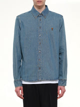 Contrasted Ami De Coeur Shirt in Blue