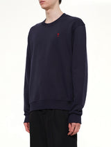 Red Ami De Coeur Sweatshirt in Navy