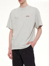 Patron of The Club T-Shirt in Cream Marl