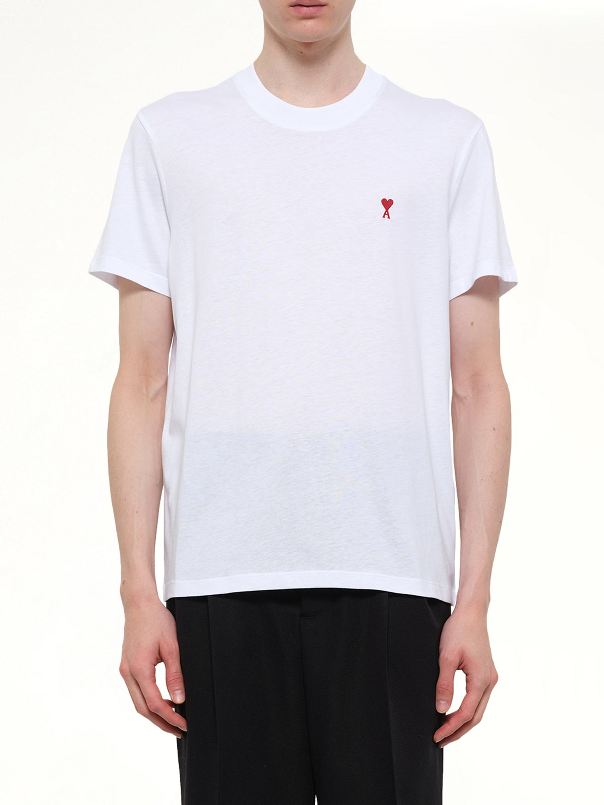 Ami De Coeur T-Shirt in White/Red