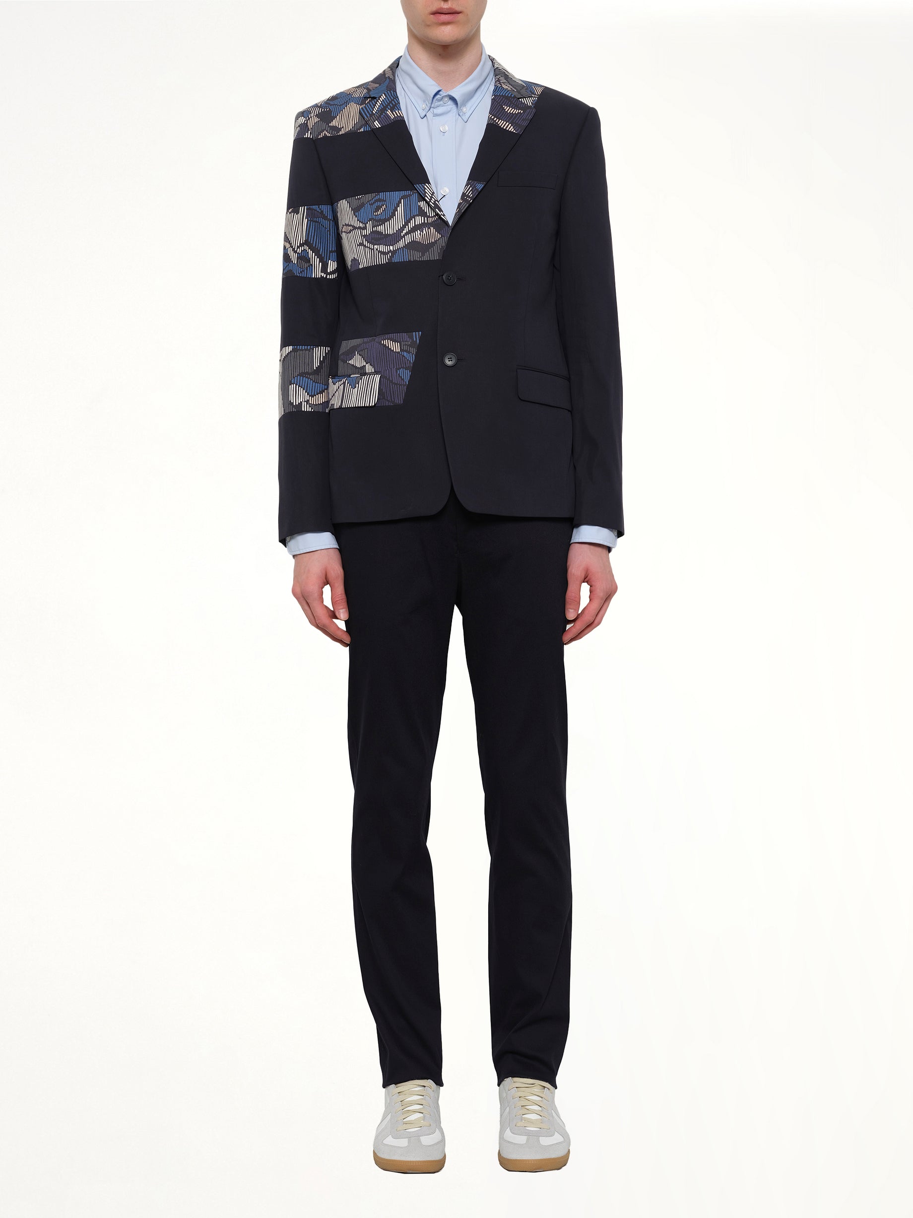 Constructed Suit Jacket in Navy
