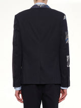 Constructed Suit Jacket in Navy
