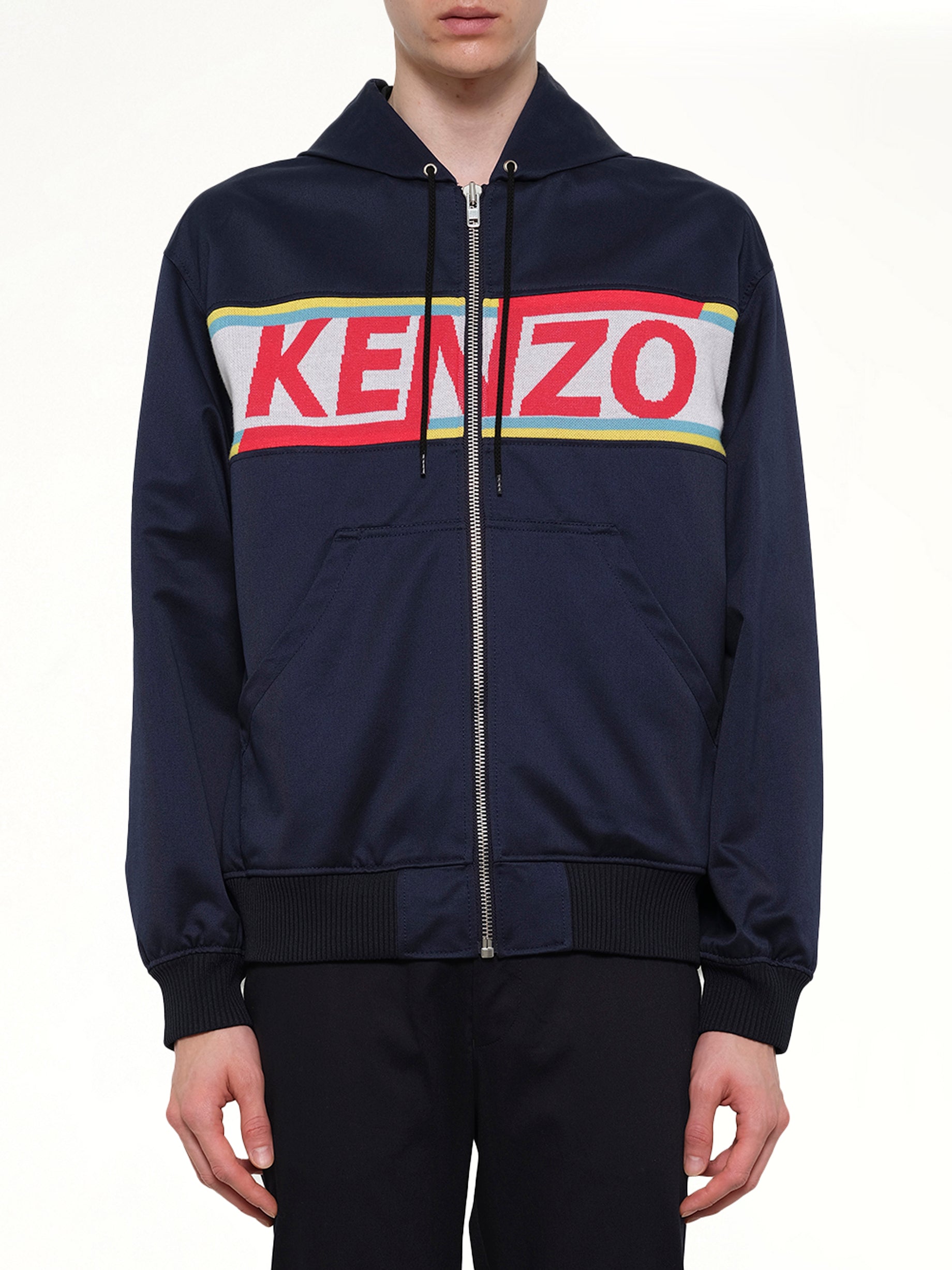 Hyper Logo Jacket in Navy
