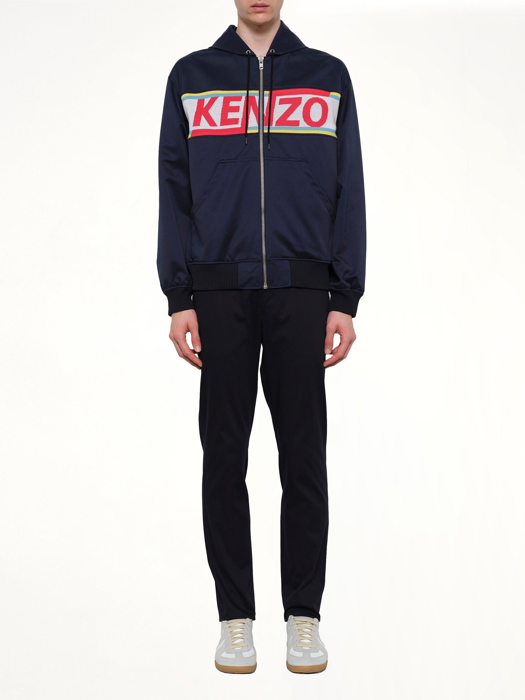 Hyper Logo Jacket in Navy