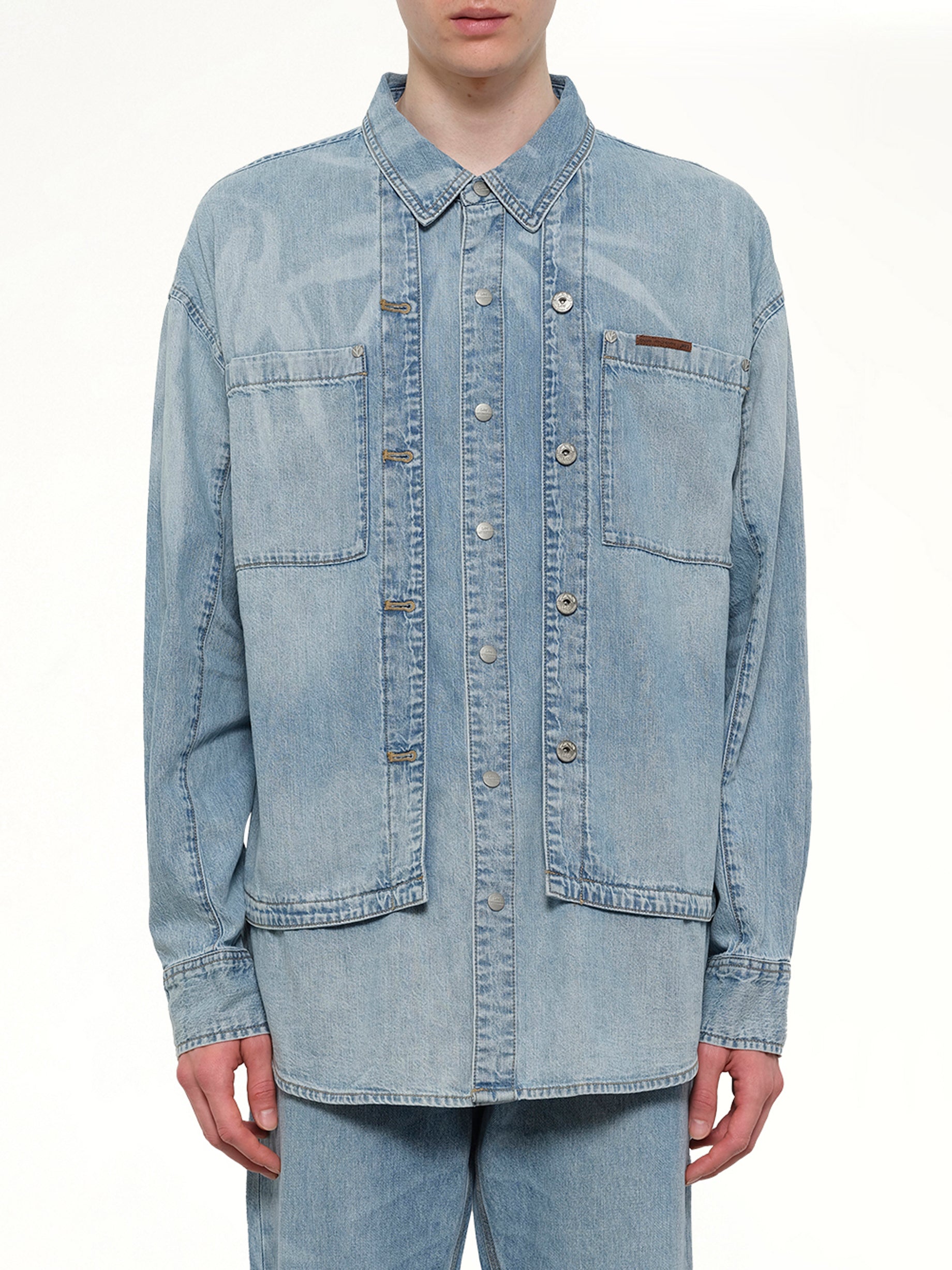 FCW x Lee Denim Shirt in Light Shade