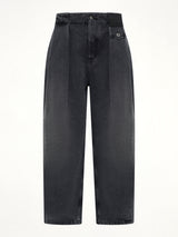 Belted Jeans AF in Black
