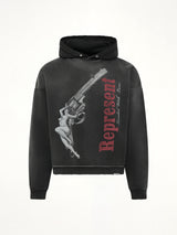 Loaded With Love Hoodie in Stained Black