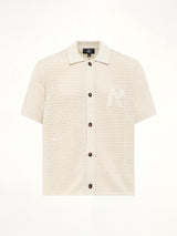 Pico Knit Shirt in Ecru
