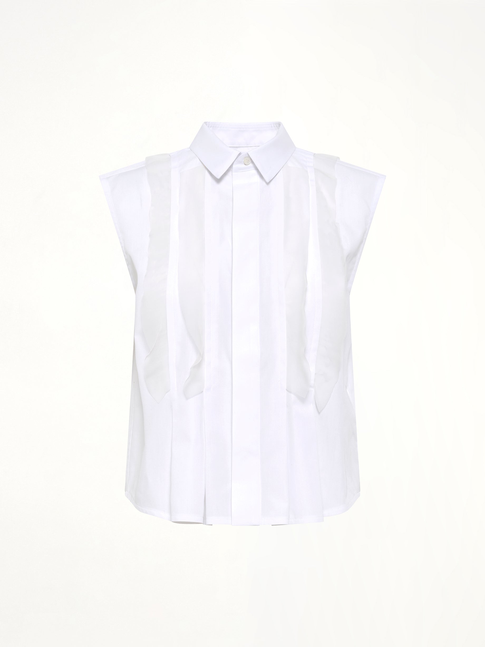 SS Poplin Shirt in Off White