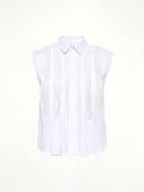SS Poplin Shirt in Off White