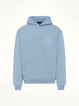 Western Initial Hoodie in Mountain Bluebird