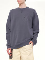 Anagram Sweatshirt in Indigo Blue