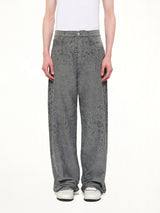 MA Quad Bandana Baggy Jeans in Black