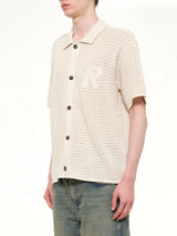 Pico Knit Shirt in Ecru
