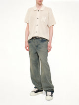 Pico Knit Shirt in Ecru