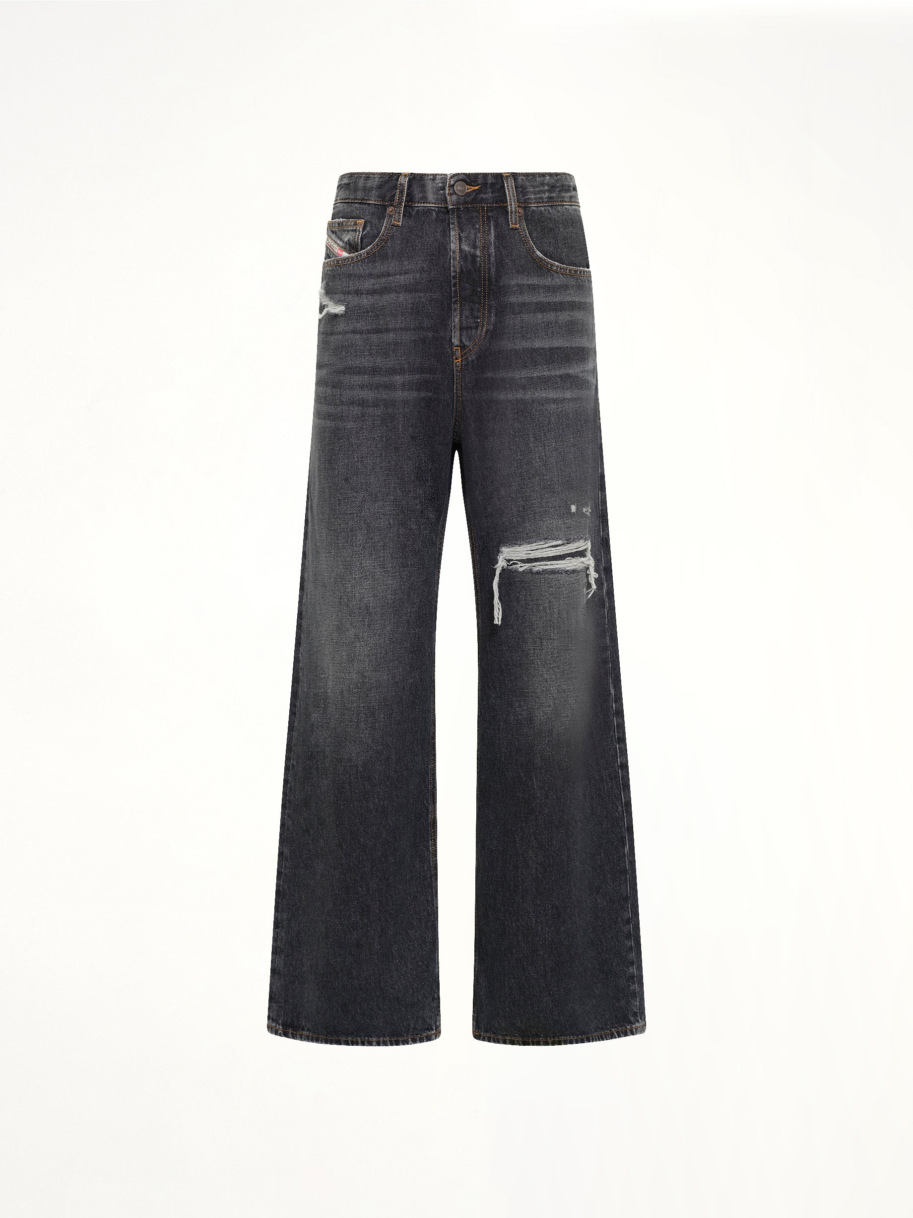 D-RISE Distressed Jeans in Grey