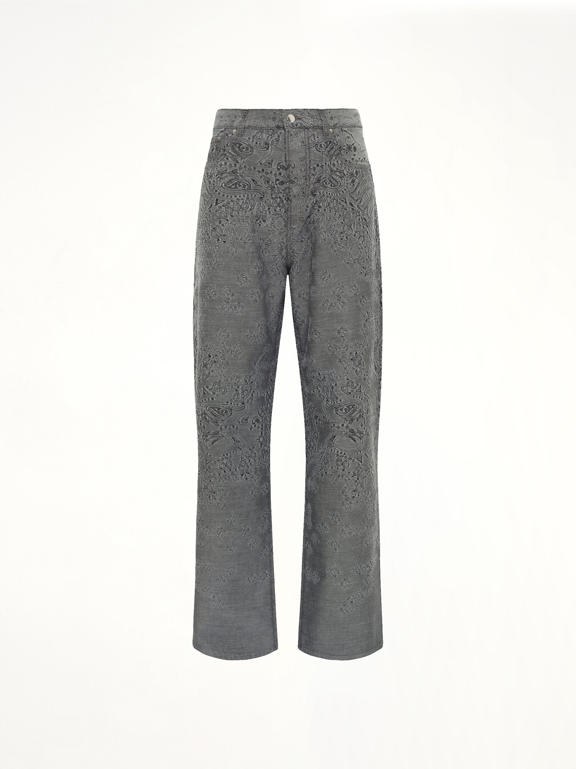 MA Quad Bandana Baggy Jeans in Black