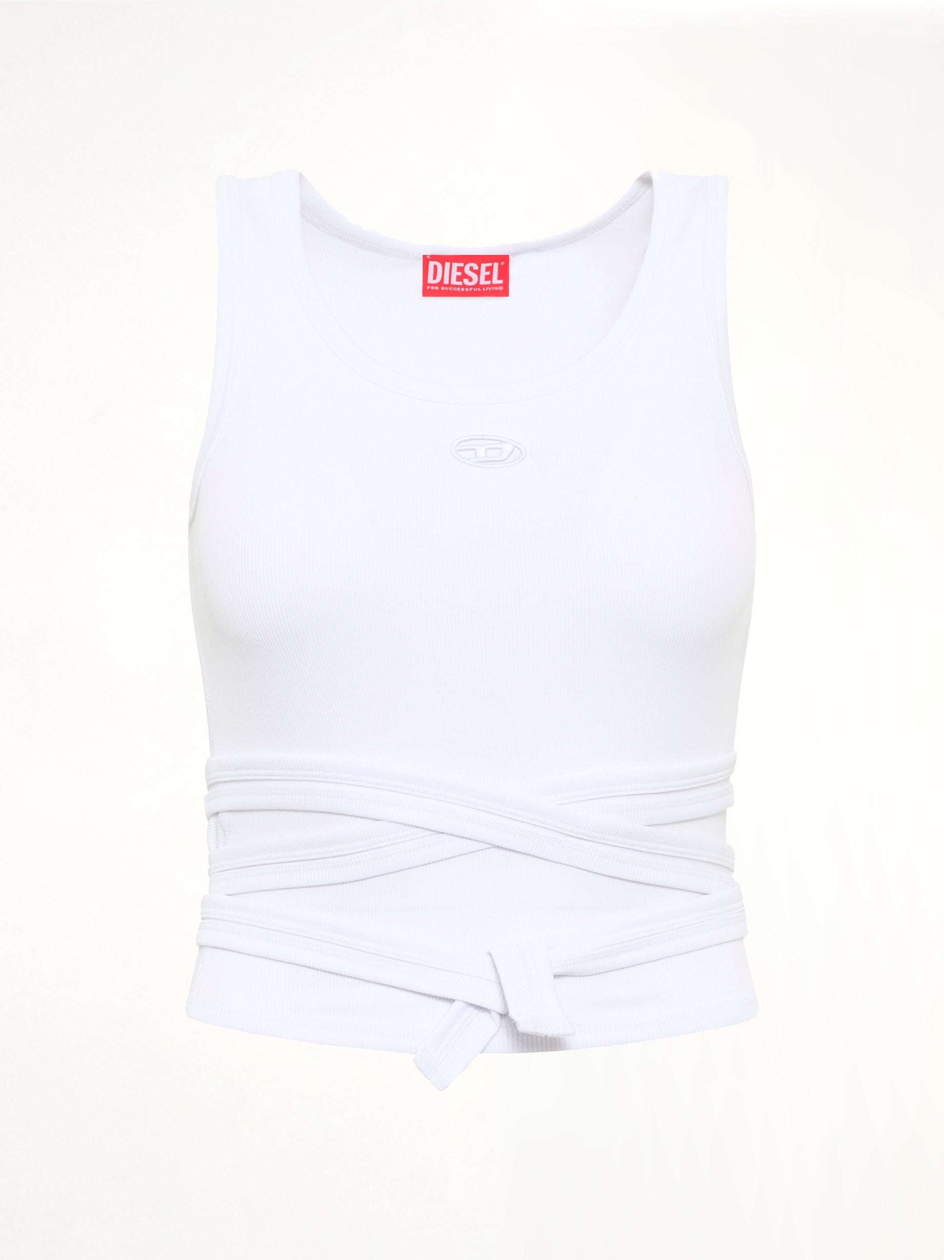 T-ANKY-TAIL-S1 Top in White