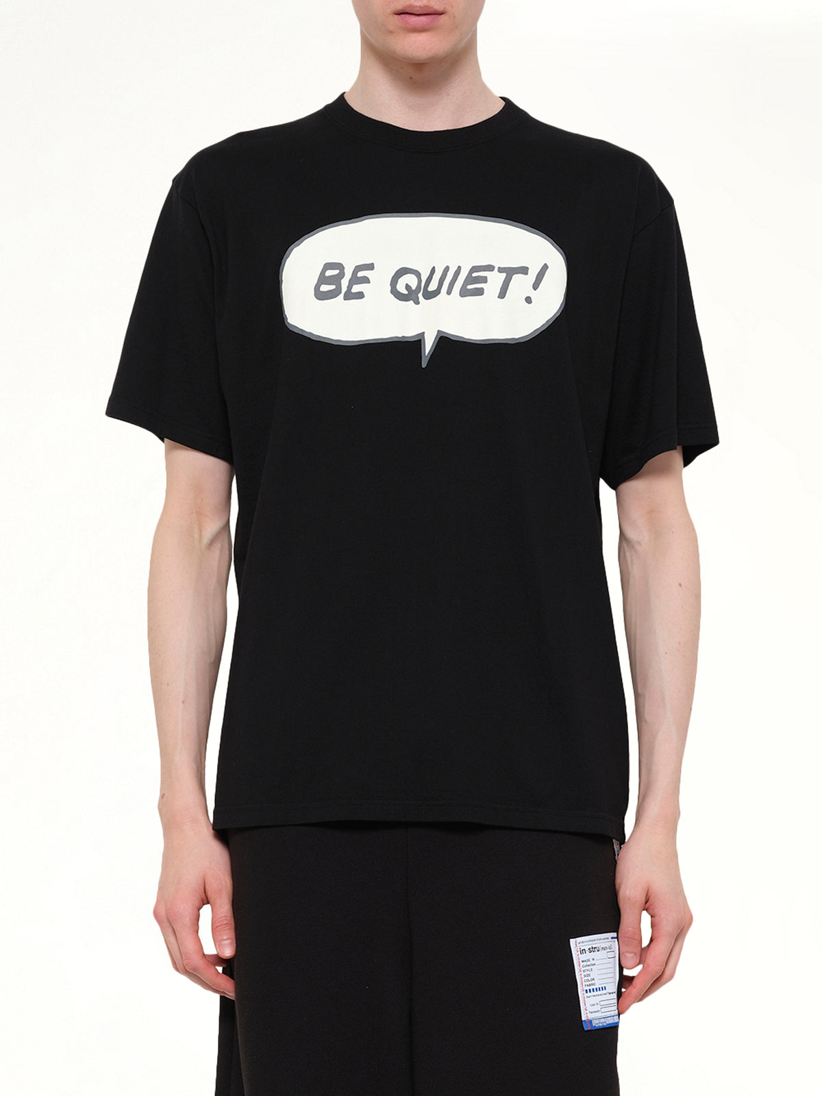 Be Quiet T-Shirt in Black