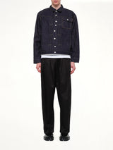 Denim Blouson in Indigo