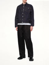 Denim Blouson in Indigo