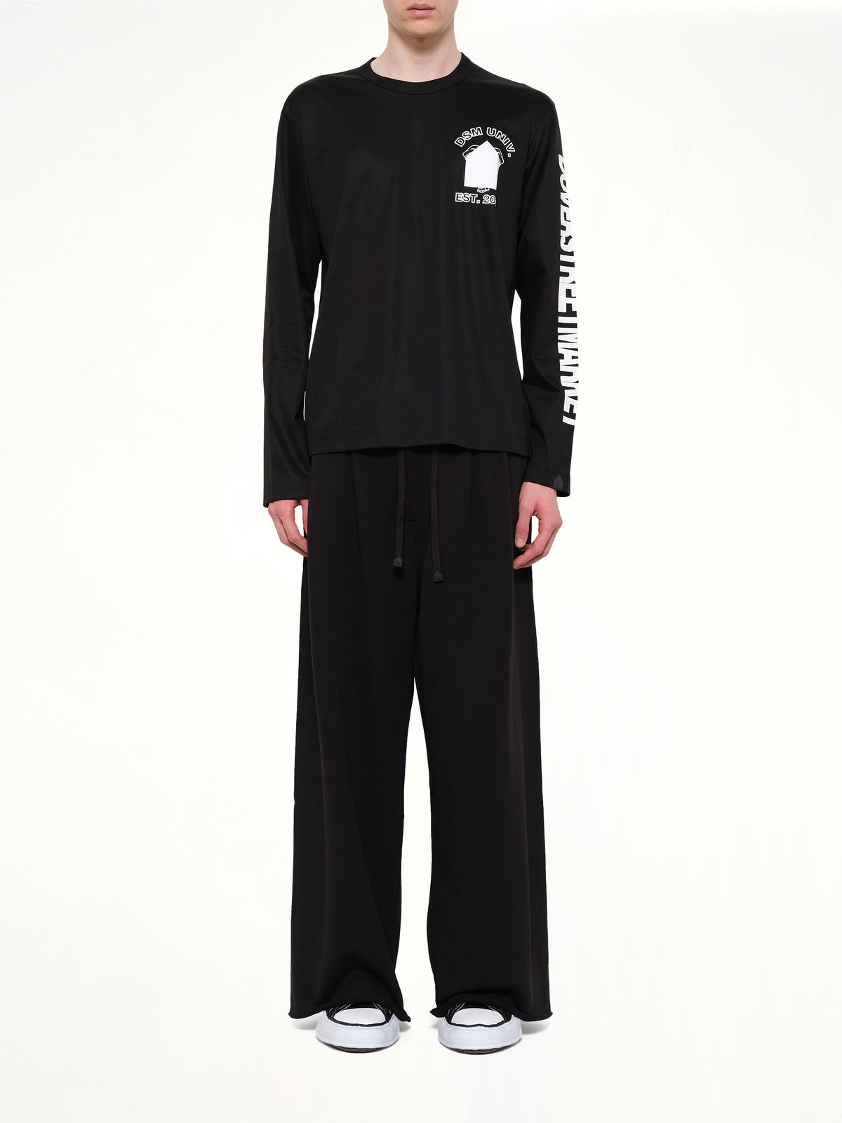 DSMU Long Sleeve T-Shirt in Black
