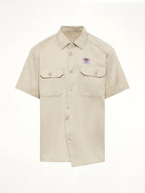 Dickies x UC SS Shirt in Light Grey/Beige