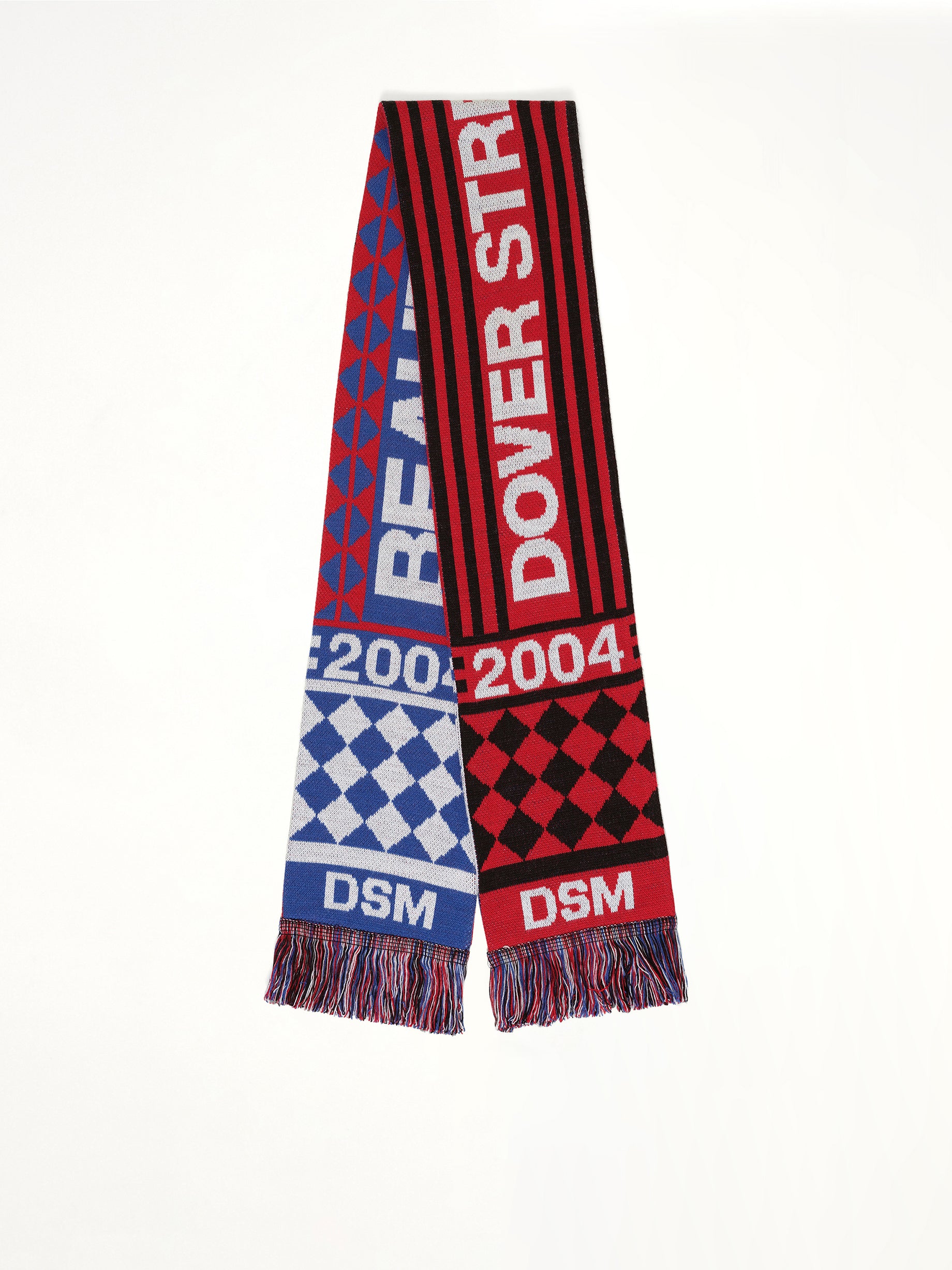 DSM Beautiful Chaos Football Knit Scarf in Multicolour
